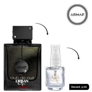 Decant Perfume Club de Nuit Urban -ELIXIR - 5ml